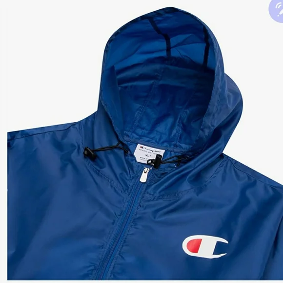 Champion Jacket Mens Big and Tall Hoodie Anorak Windbreaker Jacket for Men (NWT) - Picture 4 of 14